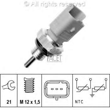 Sensor de temperatura do fluido de esfriamento Peugeot/Citroen 1338A6 preço, a partir de 15,14 USD