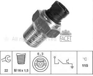7588920 Fiat/Alfa/Lancia Sensor de temperatura do fluido de esfriamento