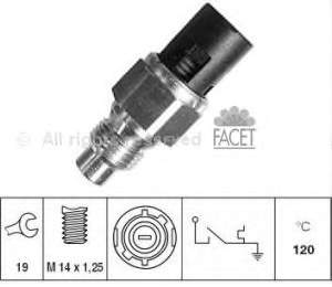 74048 Facet Sensor de temperatura do fluido de esfriamento (de ativação de ventilador do radiador)