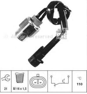 46478259 Fiat/Alfa/Lancia Sensor de temperatura do fluido de esfriamento