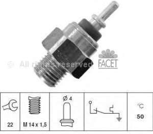 A0055457024 Mercedes Sensor de temperatura do fluido de esfriamento (de ativação de ventilador do radiador)