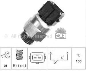 12632243815 BMW Sensor de temperatura do fluido de esfriamento