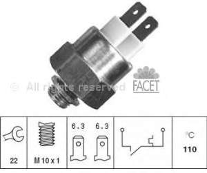 74085 Facet Sensor de temperatura do fluido de esfriamento