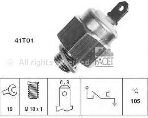 Sensor de temperatura do fluido de esfriamento 251919521 VAG