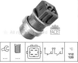 74107 Facet Sensor de temperatura do fluido de esfriamento (de ativação de ventilador do radiador)