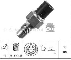 Sensor de temperatura do fluido de esfriamento (de ativação de ventilador do radiador) FAE 35750 preço, a partir de 14,57 USD