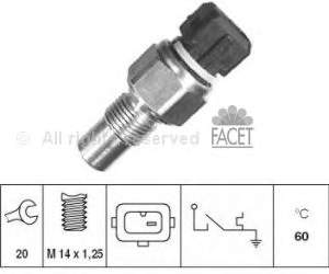 133827 Peugeot/Citroen Sensor de temperatura do fluido de esfriamento (de ativação de ventilador do radiador)