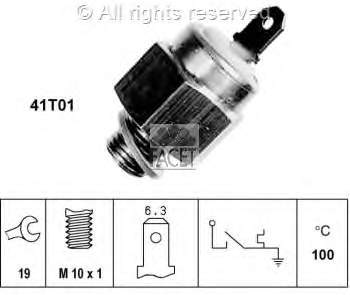 191919521D VAG Sensor de temperatura do fluido de esfriamento