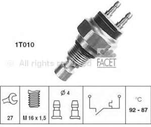 Sensor de temperatura do fluido de esfriamento (de ativação de ventilador do radiador) para Honda Civic III AL, AJ, AG, AH