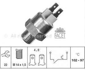 Sensor de temperatura do fluido de esfriamento (de ativação de ventilador do radiador) FAE 36020 preço, a partir de 21,52 USD