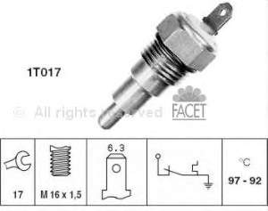 B30318840 Mazda Sensor de temperatura do fluido de esfriamento (de ativação de ventilador do radiador)
