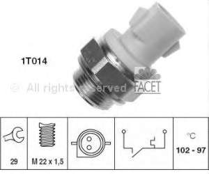 7001604 Ford Sensor de temperatura do fluido de esfriamento (de ativação de ventilador do radiador)