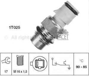  Sensor de temperatura do fluido de esfriamento (de ativação de ventilador do radiador) Toyota Celica hatchback (T16) (1985 - 1989) 