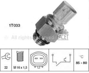 MB660663 Mitsubishi Sensor de temperatura do fluido de esfriamento (de ativação de ventilador do radiador)