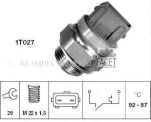 1636 Angli Sensor de temperatura do fluido de esfriamento (de ativação de ventilador do radiador)