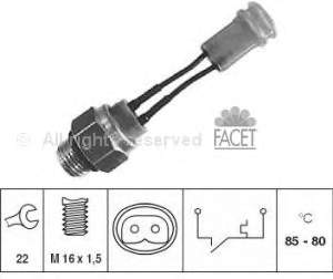 Sensor de temperatura do fluido de esfriamento (de ativação de ventilador do radiador) Mitsubishi MB605079 preço, a partir de 16,02 USD