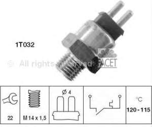 0065456624 Mercedes Sensor de temperatura do fluido de esfriamento (de ativação de ventilador do radiador)