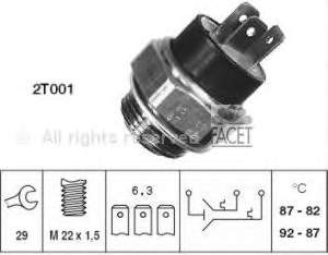Sensor de temperatura do fluido de esfriamento (de ativação de ventilador do radiador) FAE 37800 preço, a partir de 26,57 USD