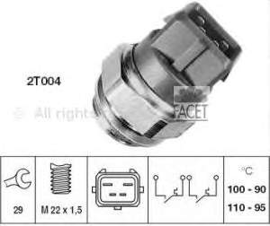 Sensor de temperatura do fluido de esfriamento (de ativação de ventilador do radiador) Metzger 0915184 preço, a partir de 40,53 USD