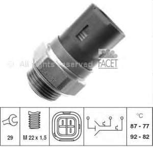 7700839072 Renault (RVI) Sensor de temperatura do fluido de esfriamento (de ativação de ventilador do radiador)