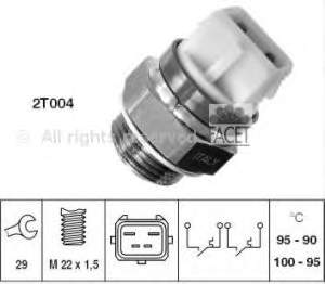 7001606 Ford Sensor de temperatura do fluido de esfriamento (de ativação de ventilador do radiador)
