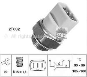0015403045 Mercedes Sensor de temperatura do fluido de esfriamento (de ativação de ventilador do radiador)