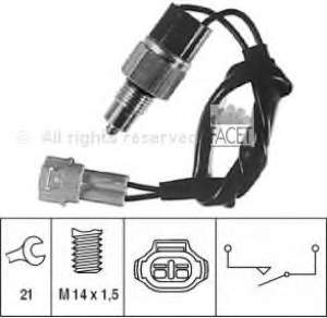 76119 Facet Sensor de ativação das luzes de marcha à ré