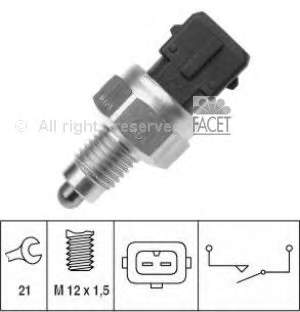 76131 Facet Sensor de ativação das luzes de marcha à ré