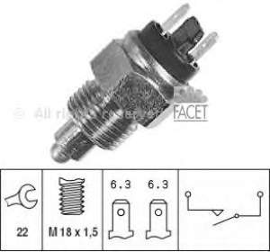 76133 Facet Sensor de ativação das luzes de marcha à ré