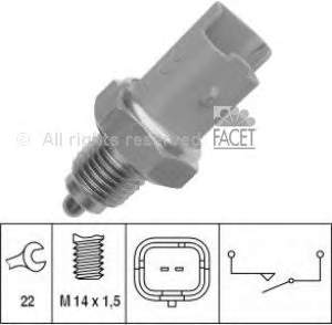 9662906680 Peugeot/Citroen Sensor de ativação das luzes de marcha à ré