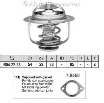 30284 Metalcaucho Termostato