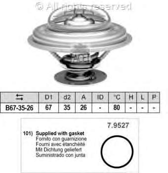 Termostato Metalcaucho 03255 preço, a partir de 11,72 USD
