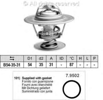 DTM87527 Denso Termostato