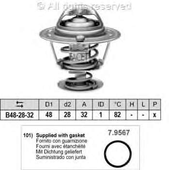 30268 Metalcaucho Termostato