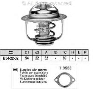 1338724 Opel Termostato