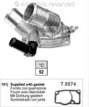9128786 Opel Termostato