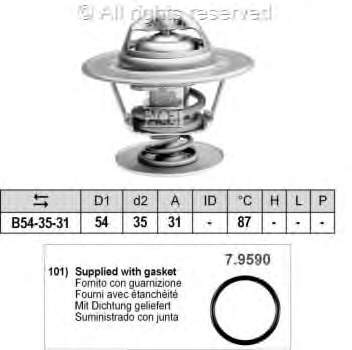 TST00487T Starline Termostato