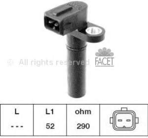 90035 Facet Sensor de posição (de revoluções) de cambota