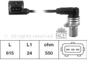 12141727555 BMW Sensor de posição (de revoluções) de cambota