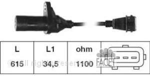 AF01747 Alfa E-Parts Sensor de posição (de revoluções) de cambota