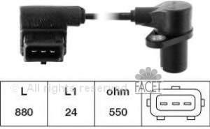 12141739886 BMW Sensor de posição (de revoluções) de cambota