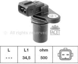 1037465 Ford Sensor de posição da árvore distribuidora