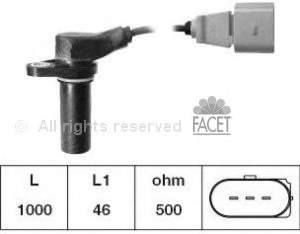 Sensor de posição (de revoluções) de cambota VALEO 366446 preço, a partir de 31,62 USD