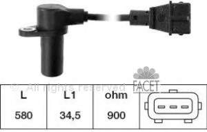 90238 Facet Sensor de posição (de revoluções) de cambota