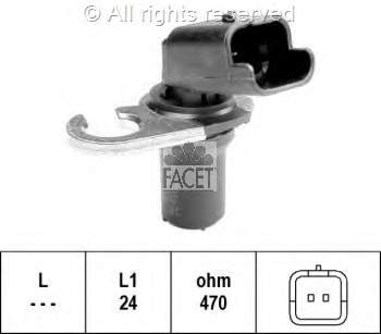 00001920EN Peugeot/Citroen Sensor de posição (de revoluções) de cambota
