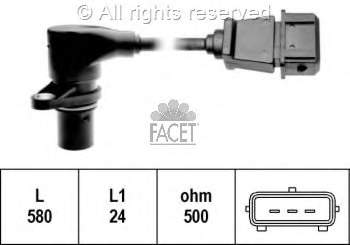 90297 Facet Sensor de posição (de revoluções) de cambota