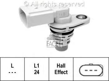 Sensor de posição da árvore distribuidora Bosch 0986280418