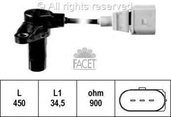 SS11322 Delphi Sensor de posição (de revoluções) de cambota