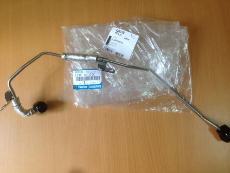 L33E14270C Mazda Tubo (mangueira) de fornecimento de óleo de turbina