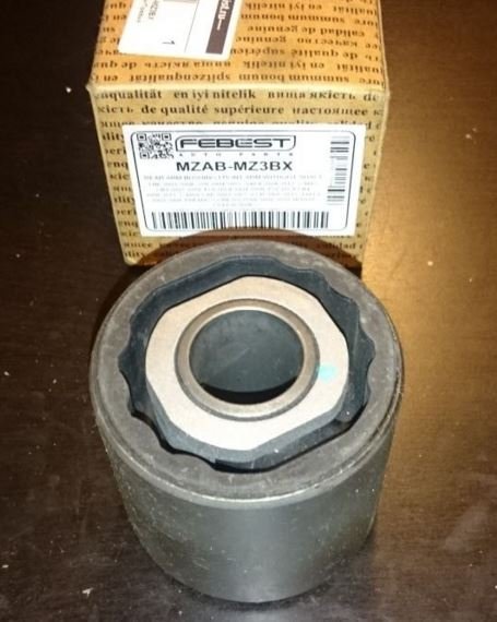 Bloco silencioso dianteiro do braço oscilante inferior Febest MZABMZ3BX preço, a partir de 9,60 USD